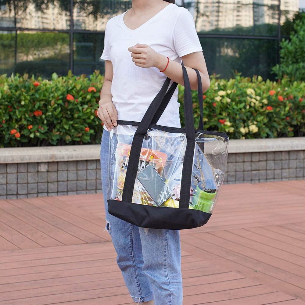 Heavy Duty Stadium Approved Clear Tote Bags Wholesale