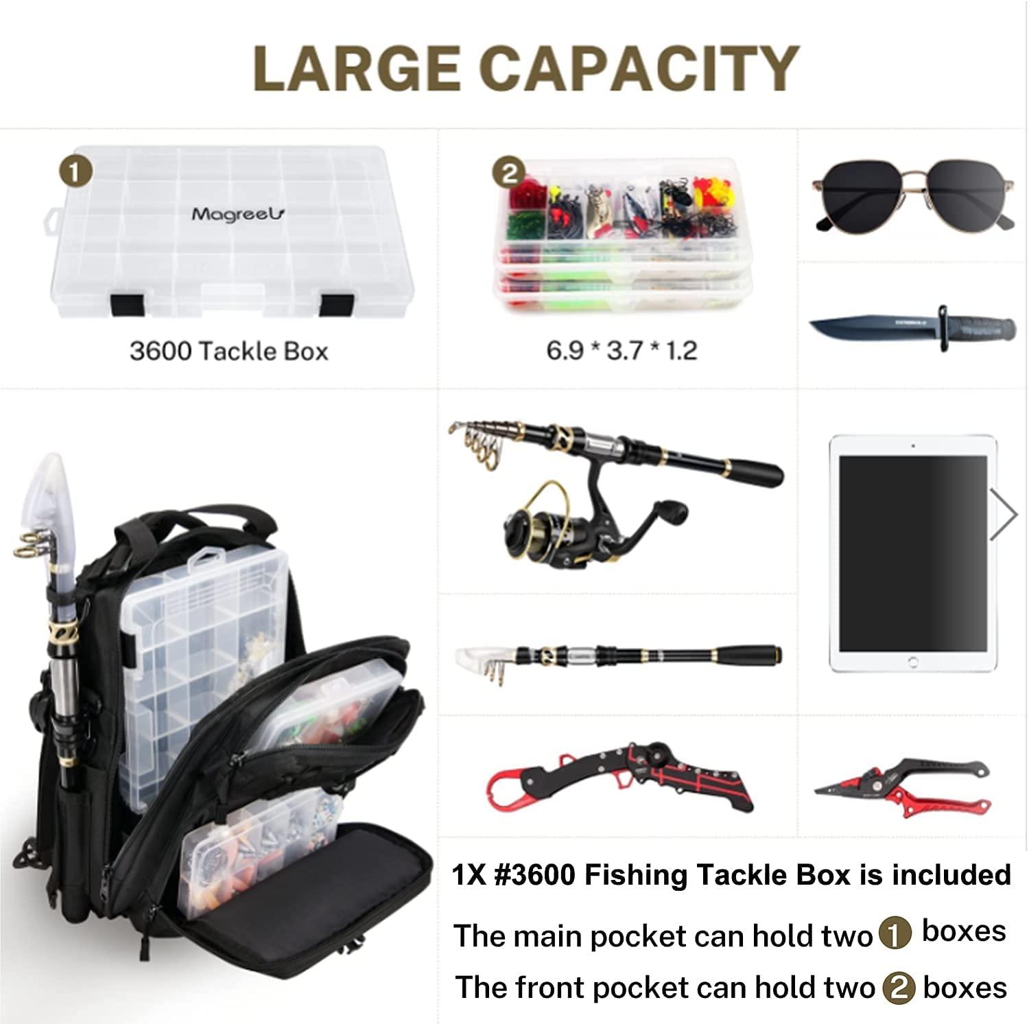 Fishing Tackle Boxes Large-capacity Outdoor Fishing Rod Bag Fishing  Accessories