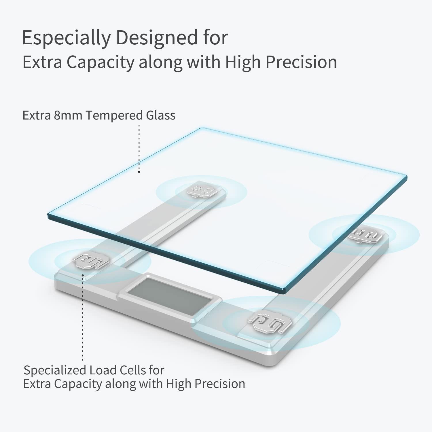 Vitafit 550lb Extra-High Capacity Smart Digital Body Weight Bathroom Scale
