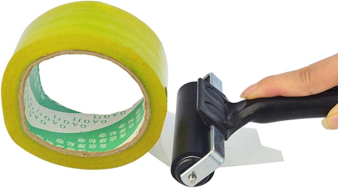 Poualss Brayers Tape Roller 3.8 inch, 2.2 inch, 2PCS Rubber Roller