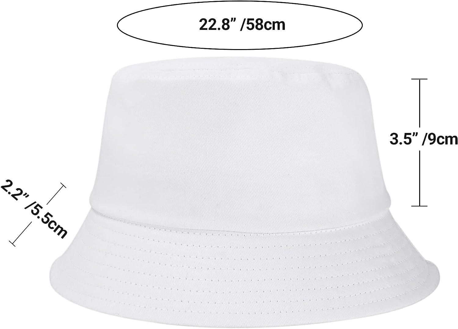 Umeepar Unisex 2 Pack Cotton Bucket Hat Packable Sun Hat for Men