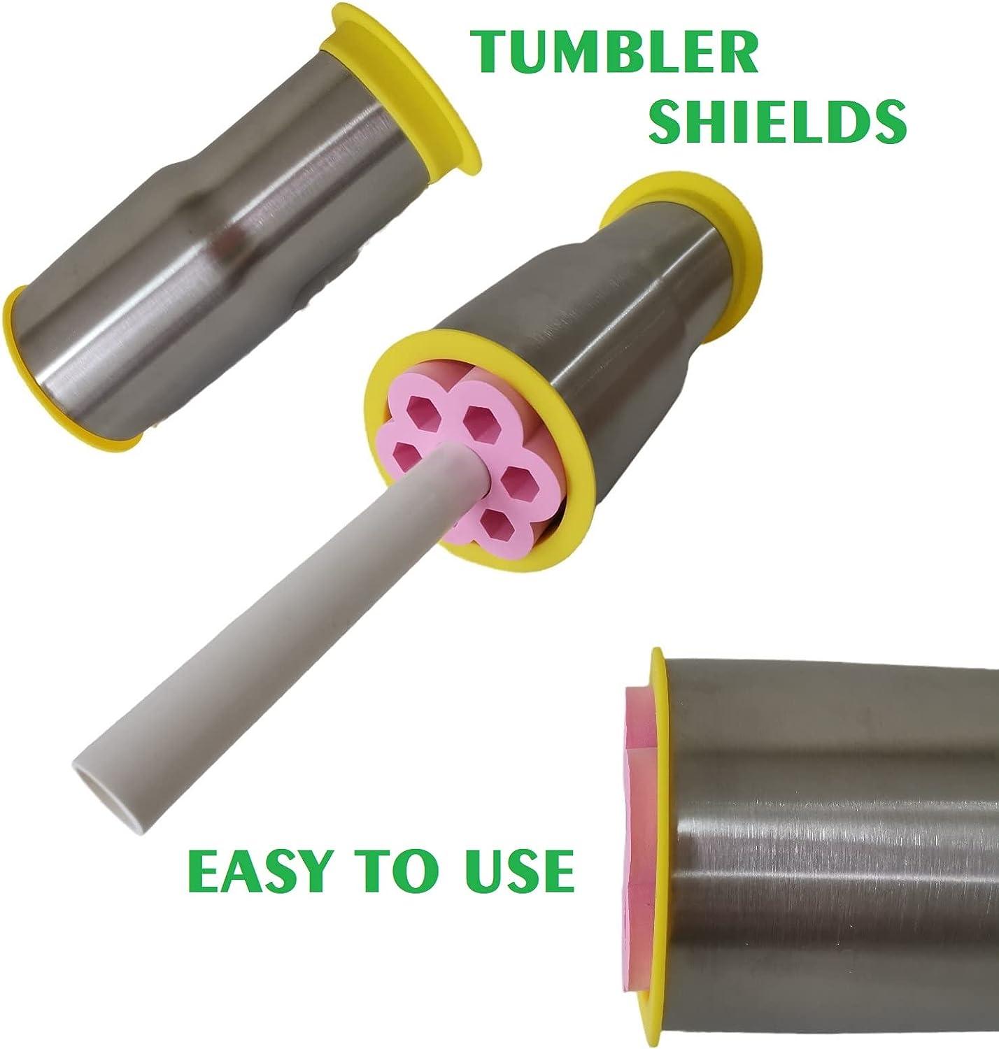 Tumbler Shields for Epoxy Rims, Tumbler Making Supplies, Tumbler Turner  Silicone Insert, Paint Spray Shield 7 Sizes purple