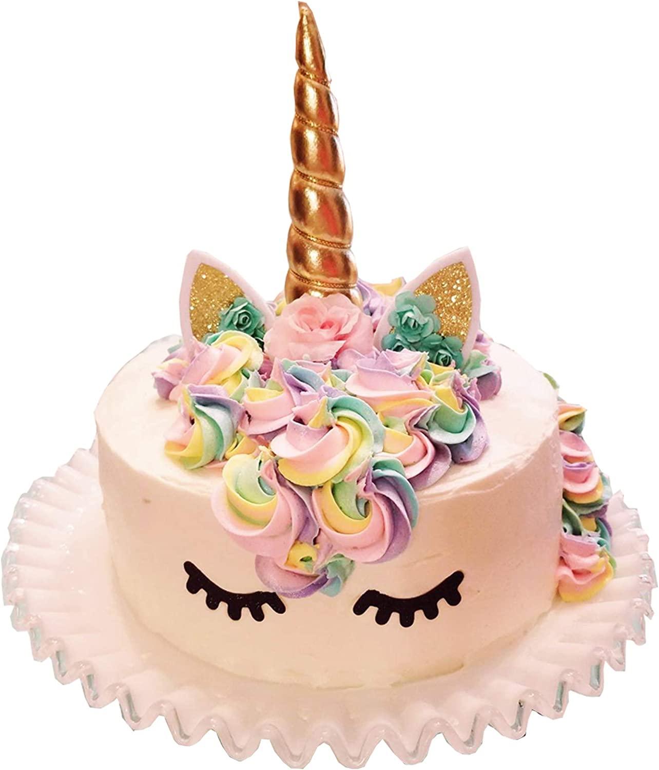 Unicorn Cake Topper, Rainbow Cake Topper, Unicorn Birthday Decorations -  Etsy