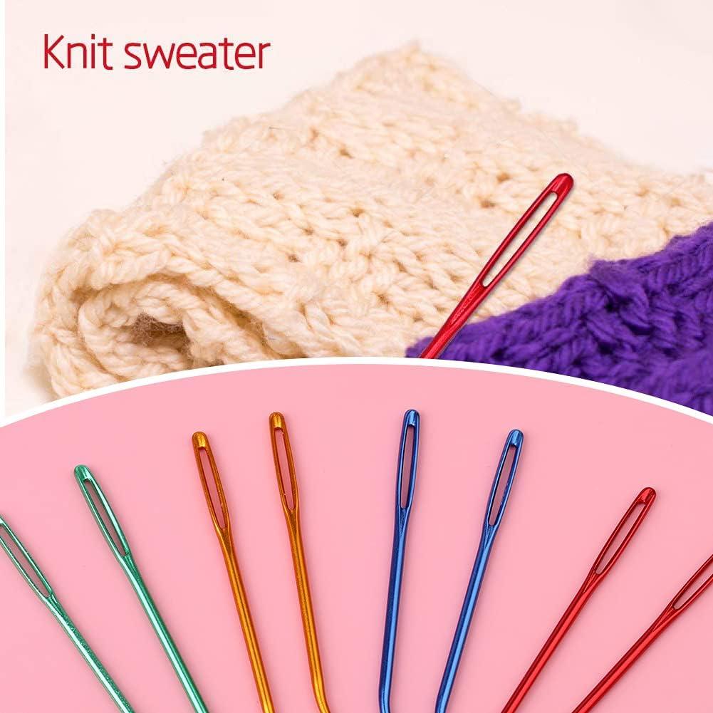 Huge Crochet Hooks Yarn Craft Knitting Large-Eye Blunt Needles