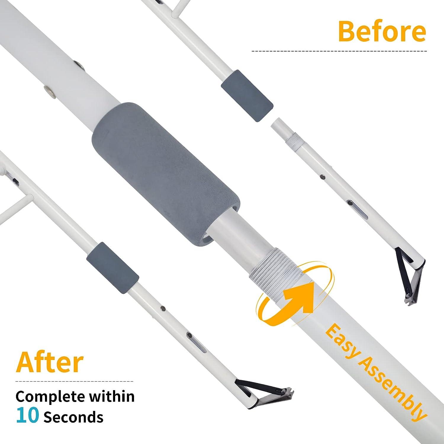 Long Handled Toenail Clippers 4mm Wide Jaw Opening No Need to Bending Over  Cutting Easy for Seniors Overweight, Obese, Hip and Waist Patients. (Medium  - 24 / 60cm) 24 Inch