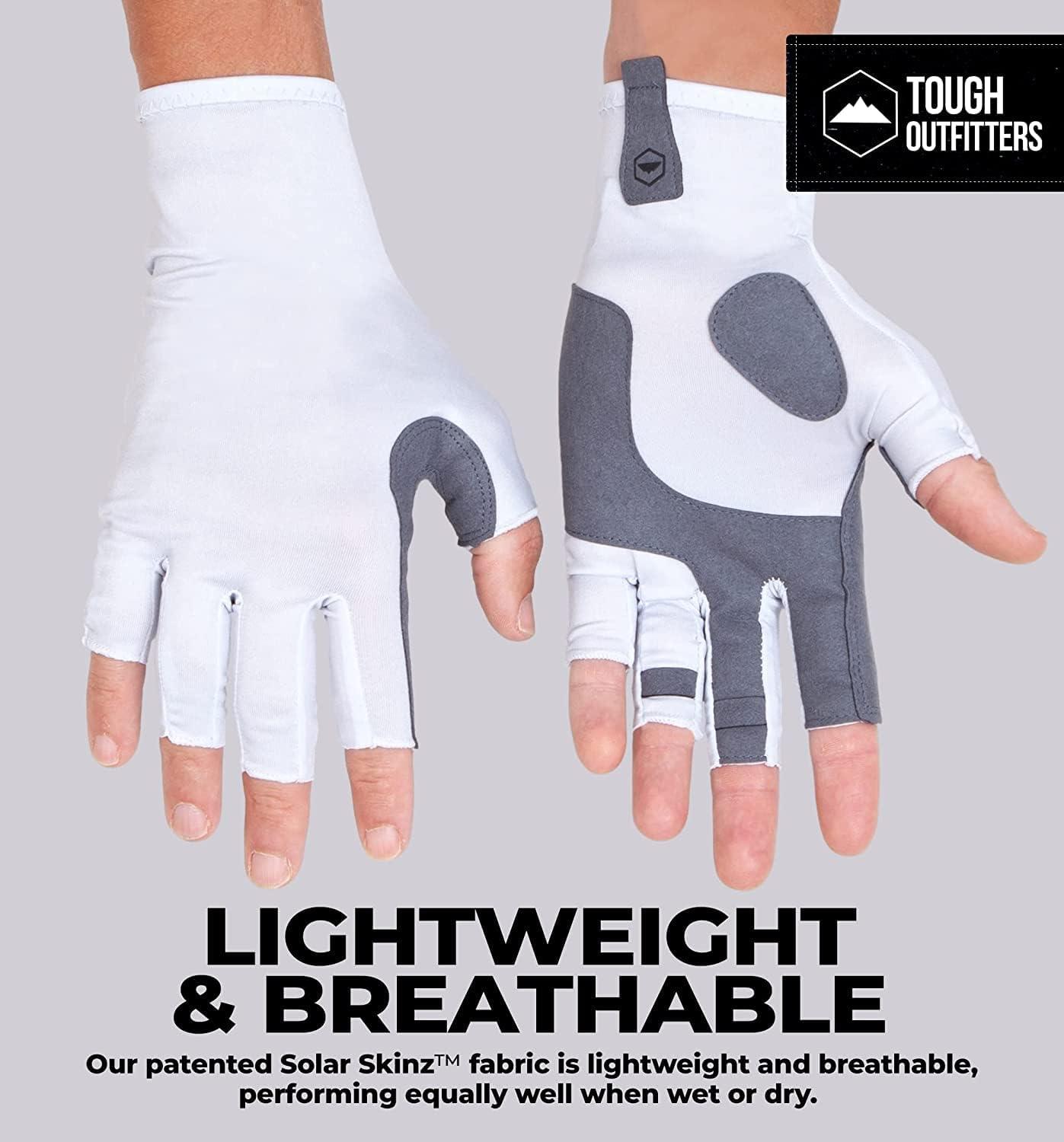 FAISOX Fishing Gloves Sun Protection Fingerless Glove Men & Women UPF 50+  SPF for Fishish, Paddling, Cycling, Rowing, Driving (Small-Medium, Green  Camo) : Buy Online at Best Price in KSA - Souq