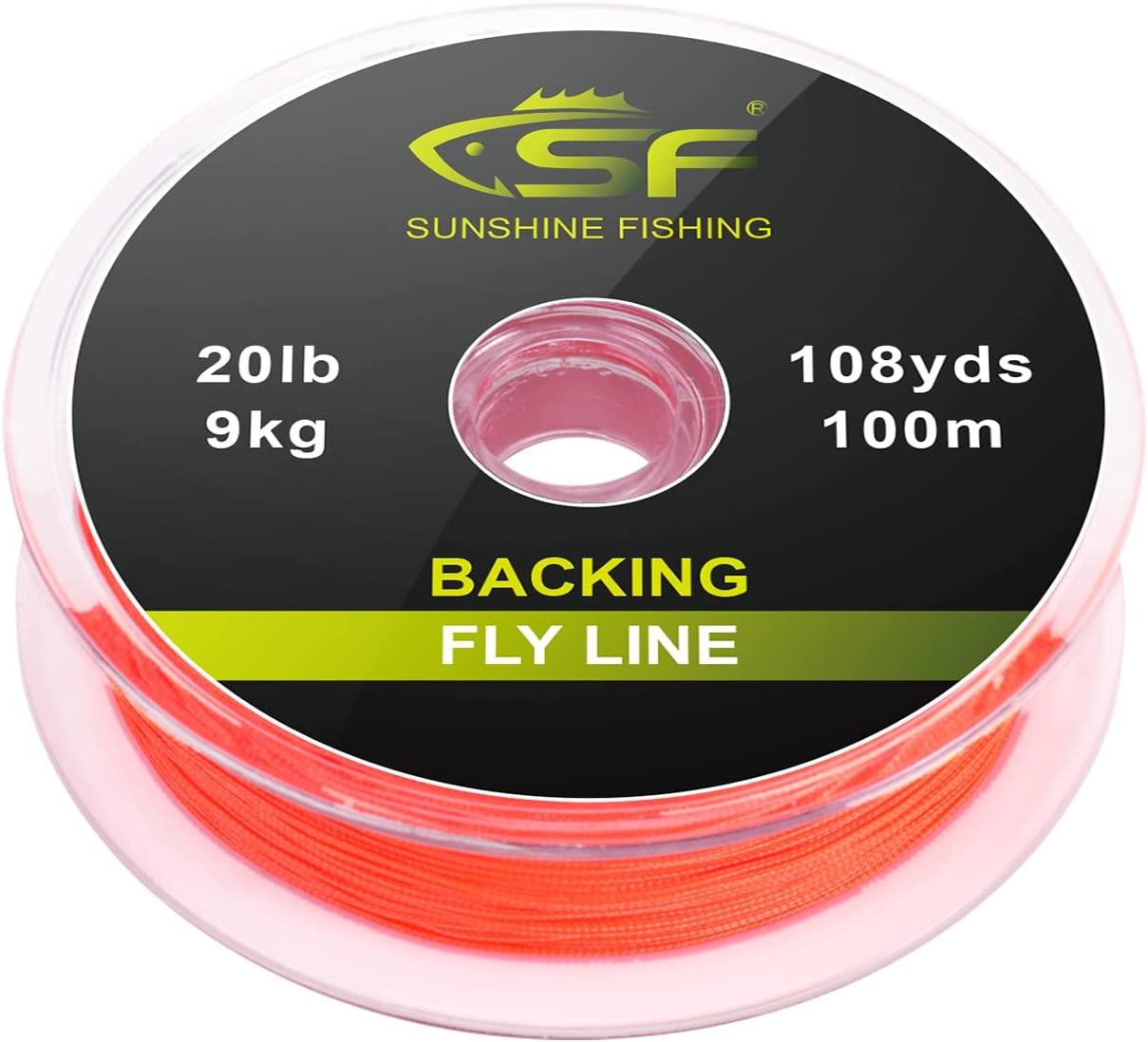 Sougayilang 20-30LB Backing Fly Line 100YDS Weight Forward Nymph