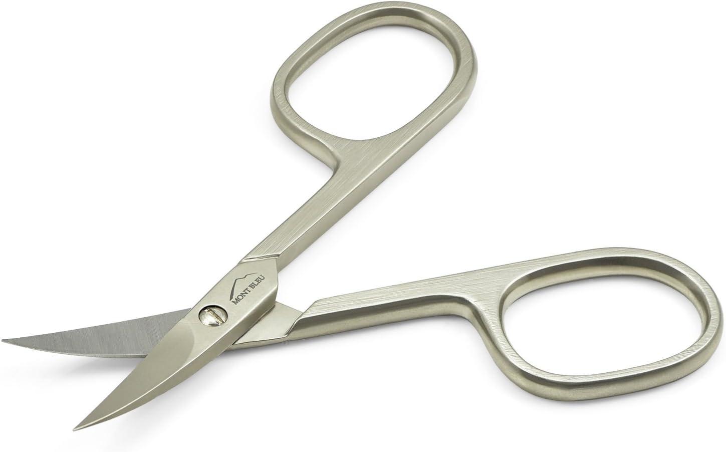 Cuticle Scissors with Curved and Thin Blades Made in Italy