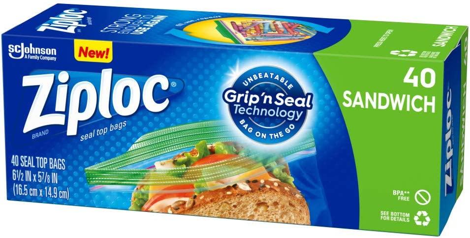 Ziploc Grip 'n Seal Top Snack Bags (300 ct.)