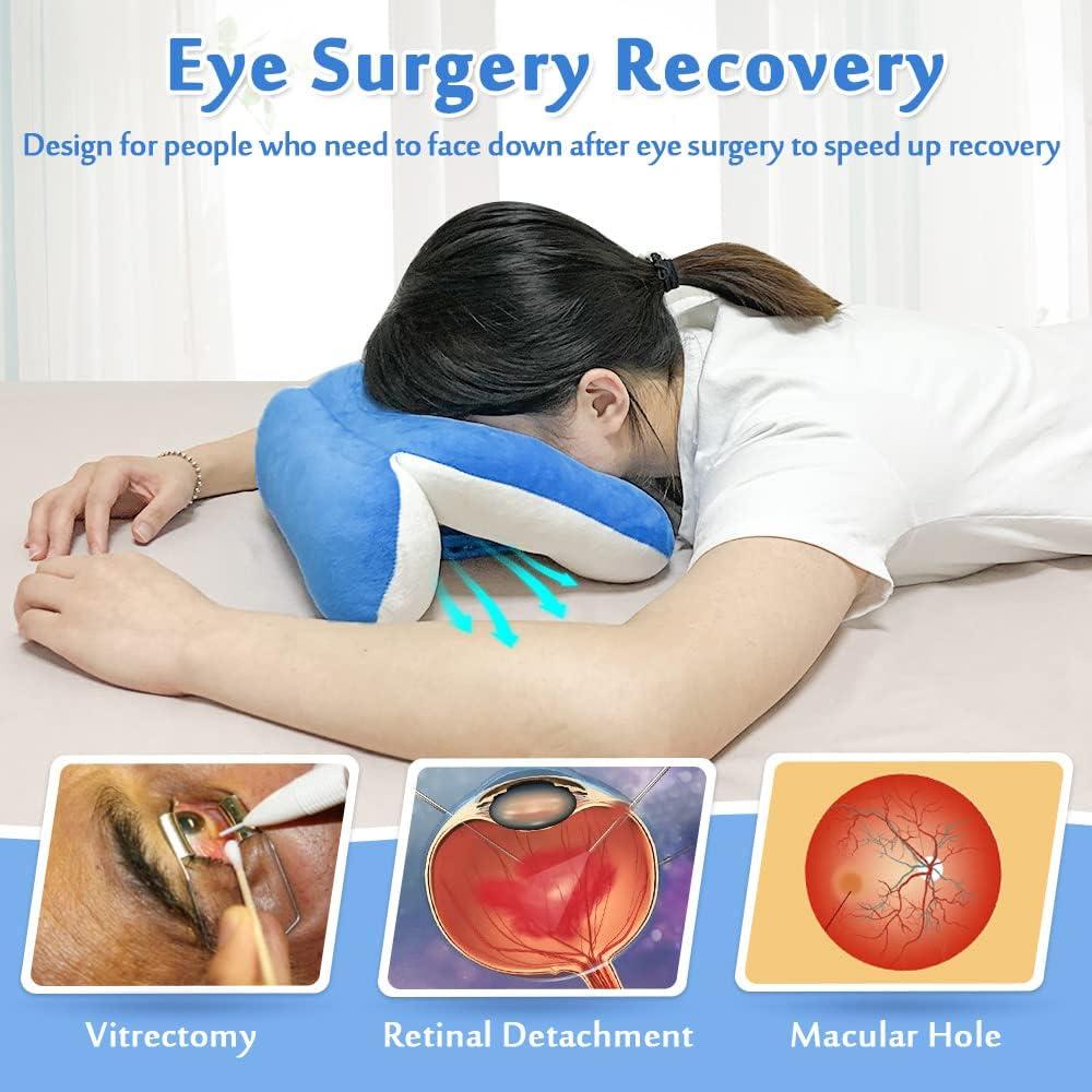 Face Down Pillow Eye Surgery Prone Sleep, Retina Recovery Equipment,  Vitrectomy