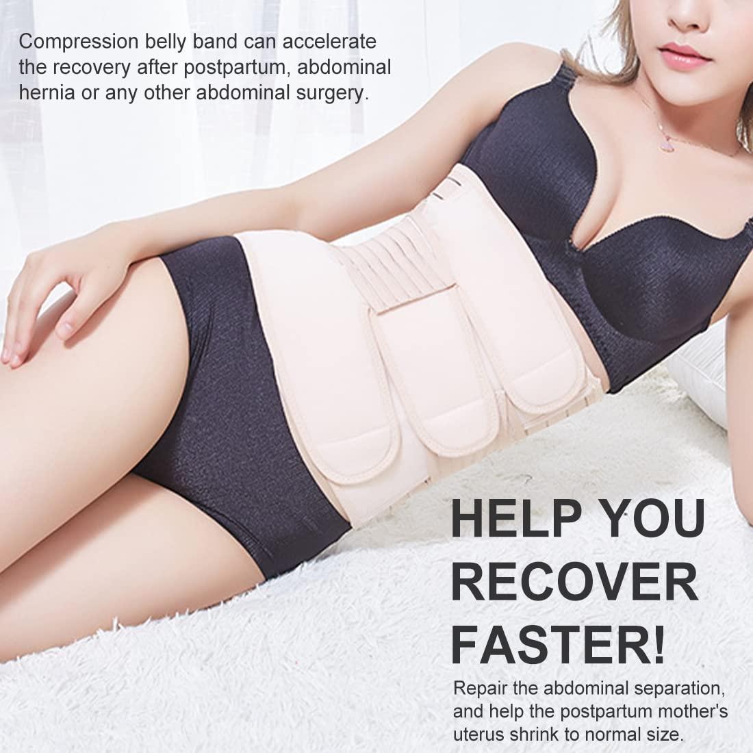 Women Postpartum Girdle Corset Recovery Belly Band Wrap Belt After Birth  Shaper - Helia Beer Co