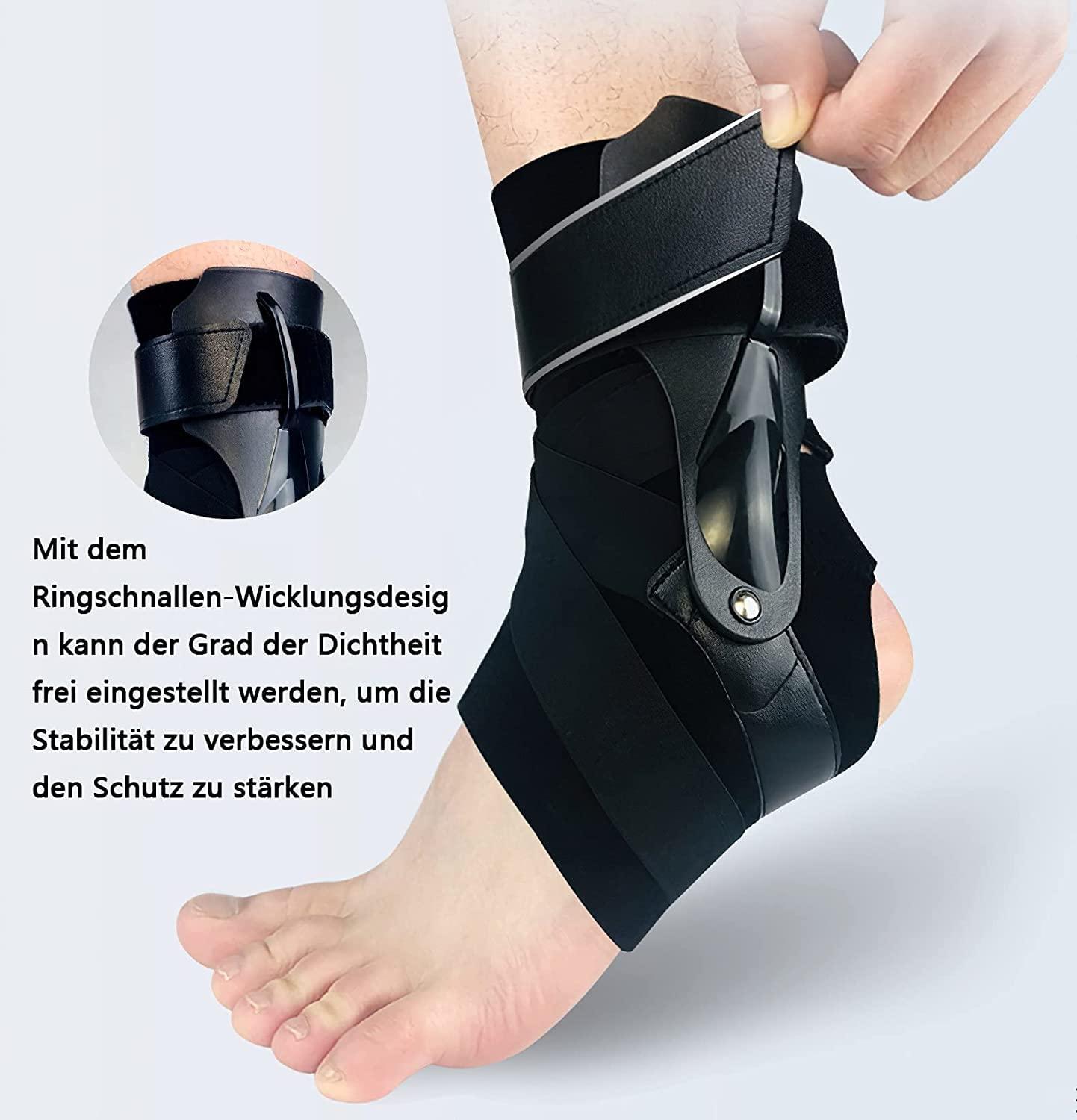 Adjustable Foot Ankle Support Belt Foot Injury Pain Wrap Strap Safety  Protector Foot - Large