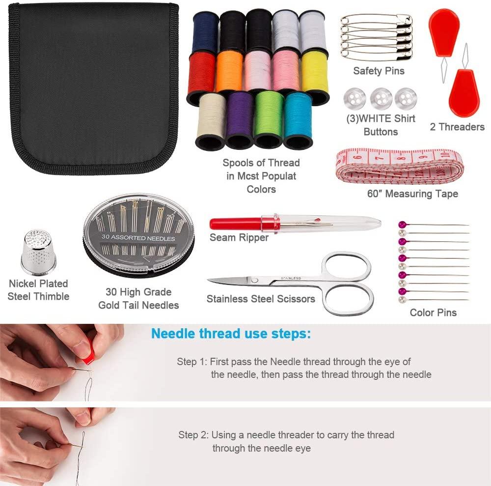 Coquimbo Sewing Kit for Traveler, Adults, Beginner, Emergency, DIY Sewing  Kit