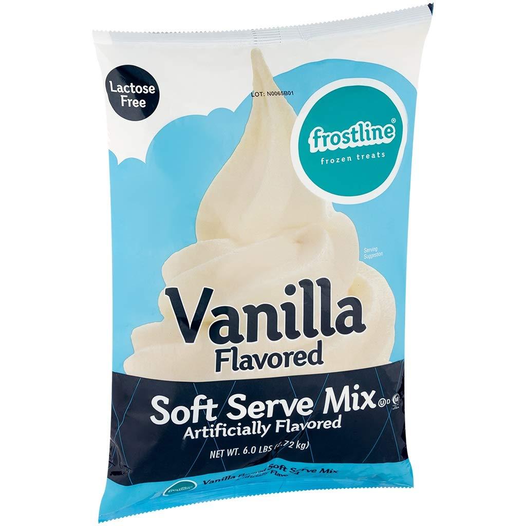 Frostline Vanilla Soft Serve Ice Cream Mix 6 Pounds Vanilla 96 Ounce Pack Of 1 