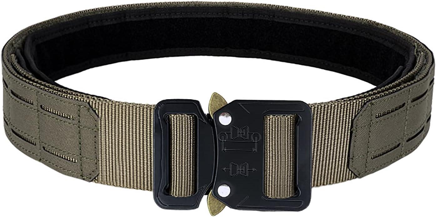 Metal Buckle Dual Adjustable Tactical Belt Buckle,2inch(50mm