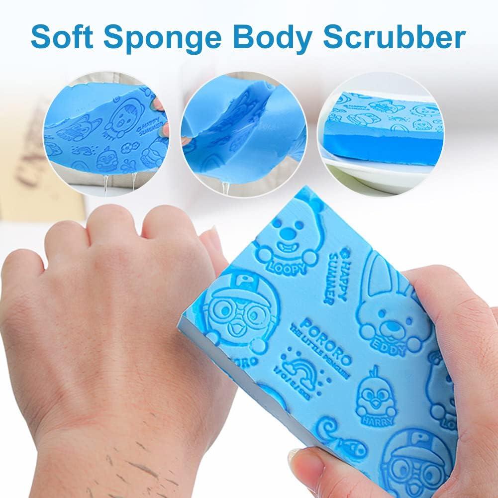 Soft Sponge Body Scrubber Dead Skin Removal Bath Exfoliating Scrub