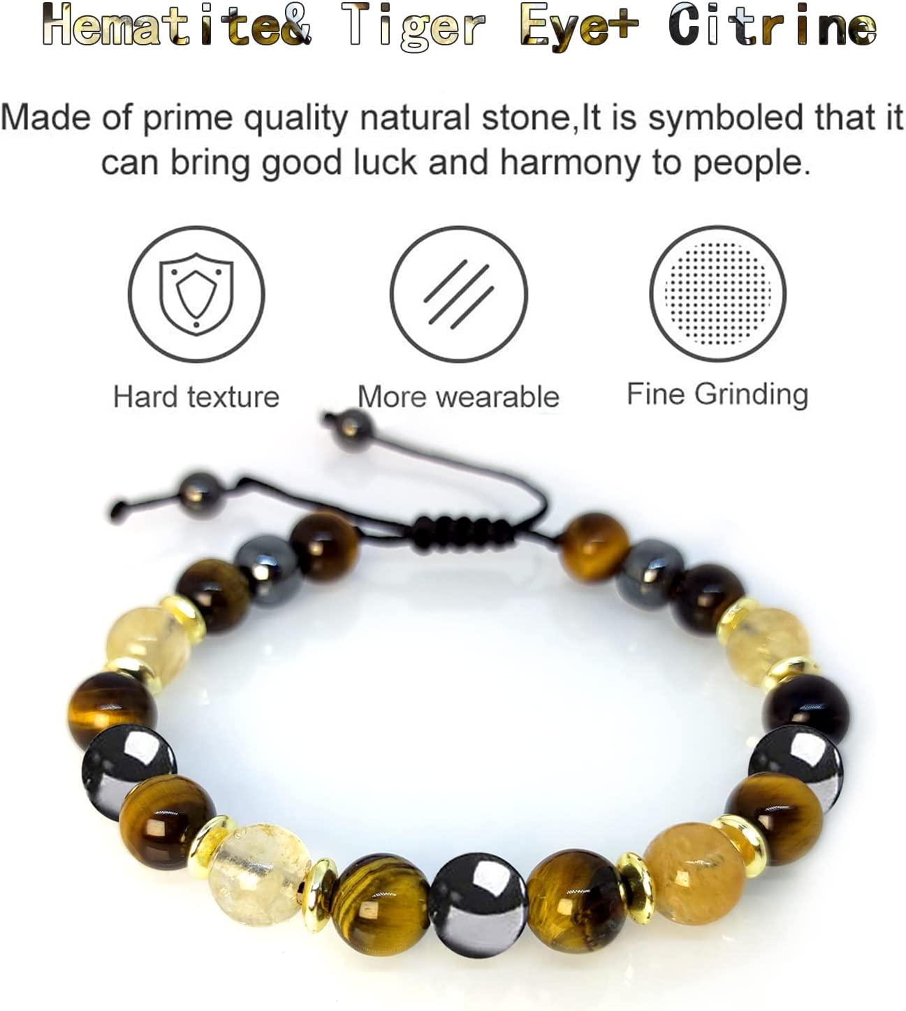 Triple Protection Crystal Bracelet, Obsidian, Tiger Eye, Hematite Healing  Bracelet, Protection Bracelet, Health Bracelet, Luck & Prosperity