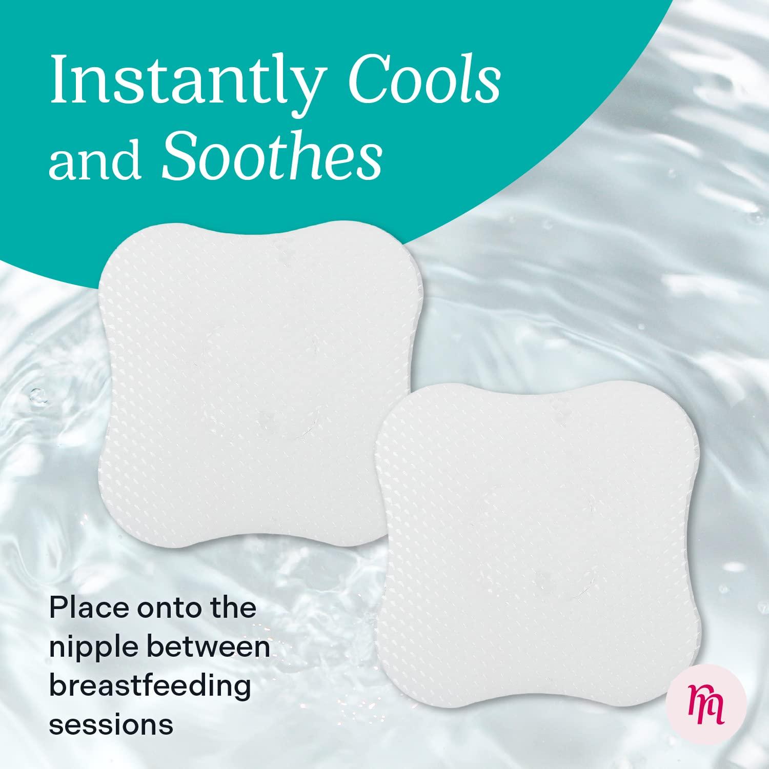 Hydrogel Pads for Breastfeeding Relief for Sore Nipple, 3'' Full Coverage  48ct