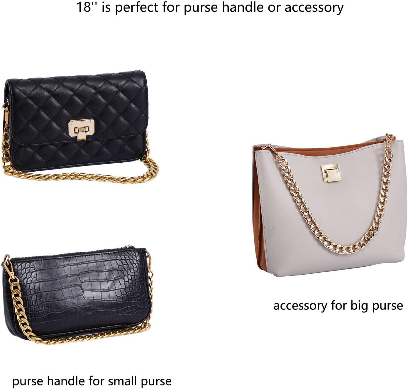 Purse Metal Chain Strap Gold Handle Shoulder Crossbody Handbag Replacement  Bag
