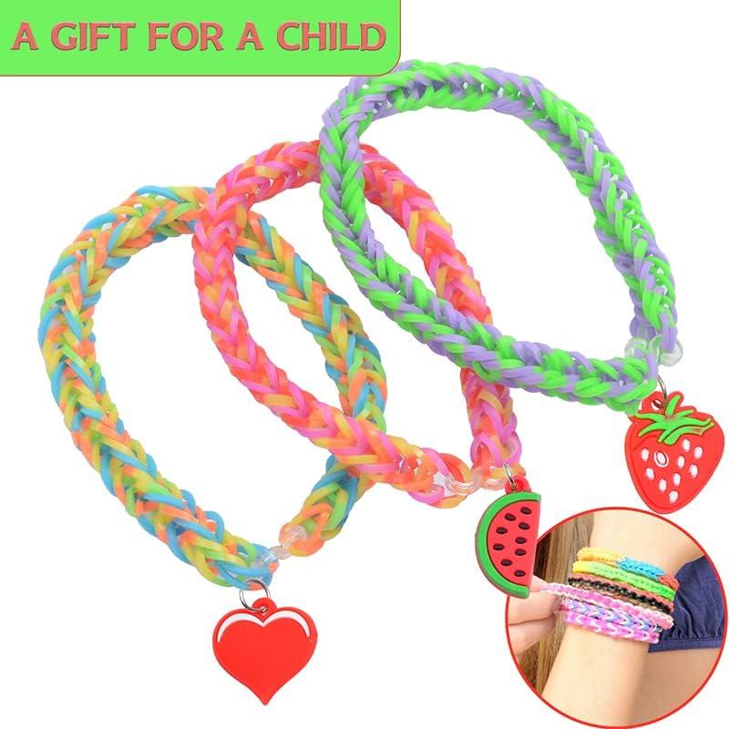 Rubber Bands for Bracelets Kit with Case 4400 Loom Band Crafting Bracelet  Making Kit Gifts for kids at Rs 235 | Beaded Bracelet in Salem | ID:  23674722288