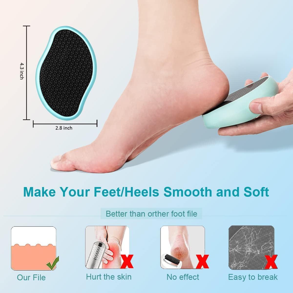 Glass Callus Remover for Feet, Skin Remover, Nano Glass Foot File, Dead  Skin Remover, Heel Scraper and Foot Scrubber in Shower, Dead Skin Remover
