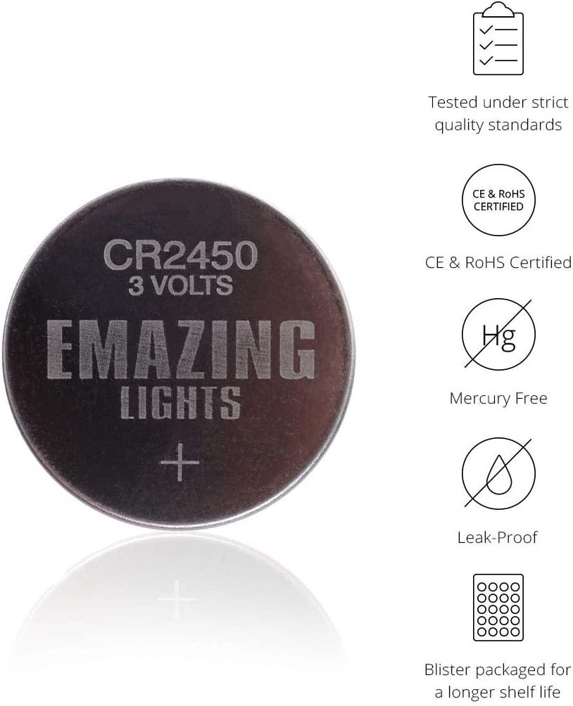 CR2450 3 Volt Lithium Button Cell Battery