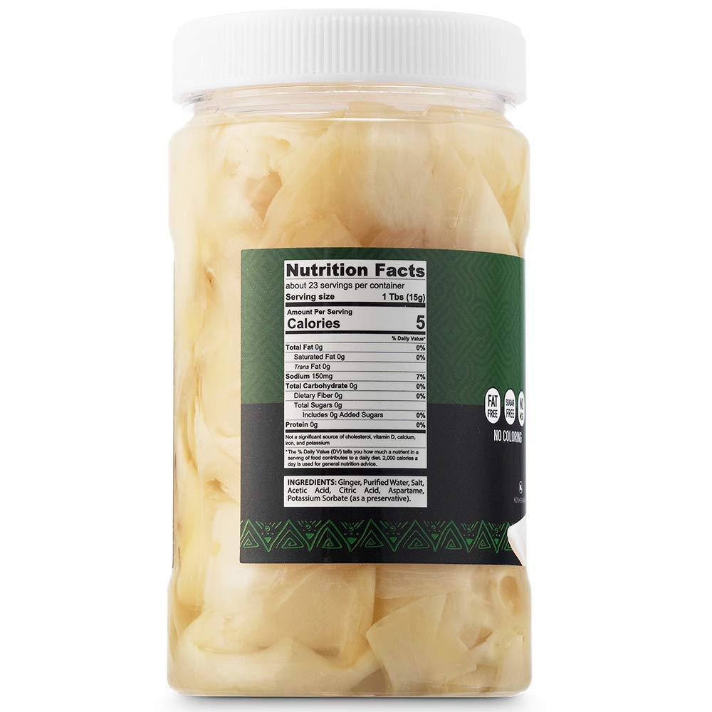 Pickled Ginger White 30g cup*100/carton - מזרח - מערב