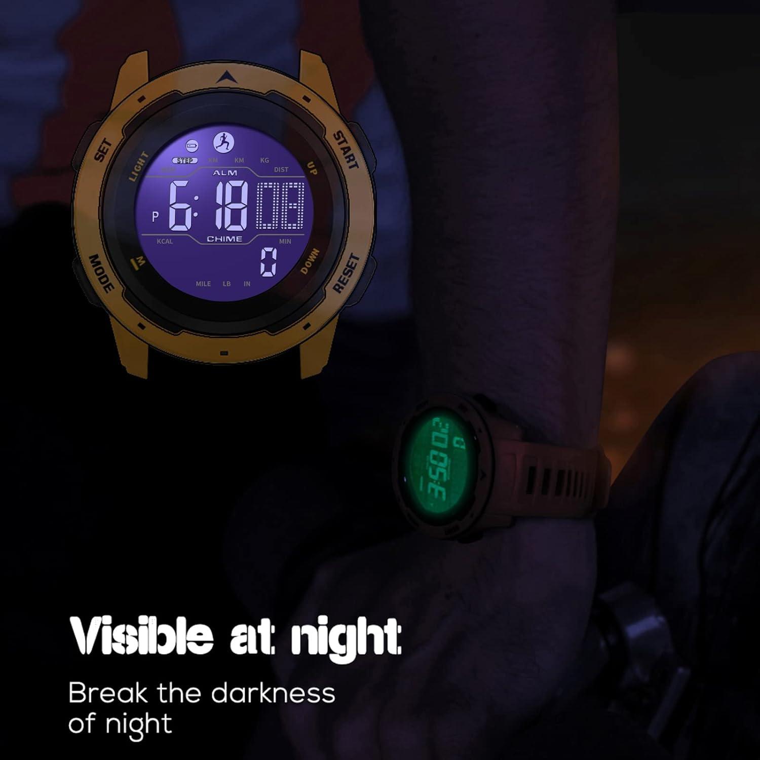 Findtime Digital Watch for Men 50M Waterproof Sport Outdoor Tactical Watch  | Findtime | Reviews on Judge.me