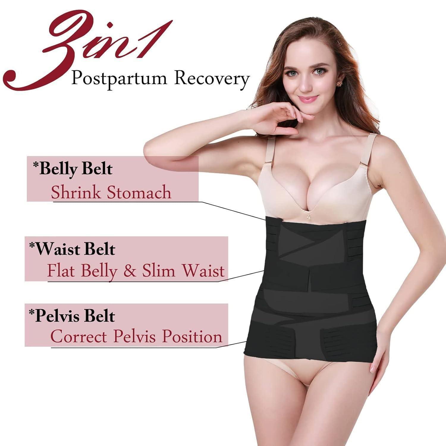 TiRain 3 in 1 Postpartum Belly Support Recovery Belly/Waist/Pelvis
