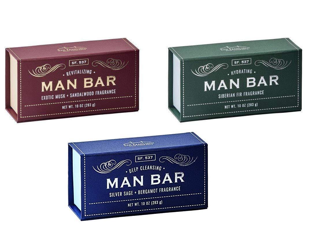 San Francisco Soap Company Hydrating Man Bar (Siberian Fir, 10 Ounce)