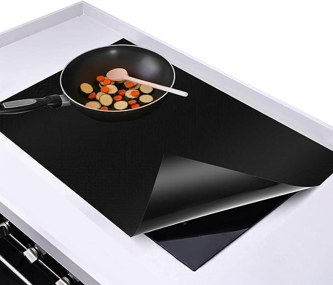 Induction Cooker Cover Silicone Mat Large Nonstick Electric Stove Covers  Mat Multipurpose Stove Top Cover Pad Cooktop Protector