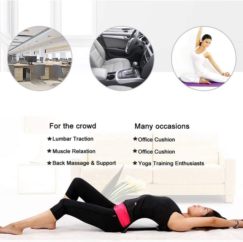 Adjustment Back Massager Stretcher Massage Tools Fitness Equipment Lumbar  Support Relaxation Spine Pain Relief Massage Therapy