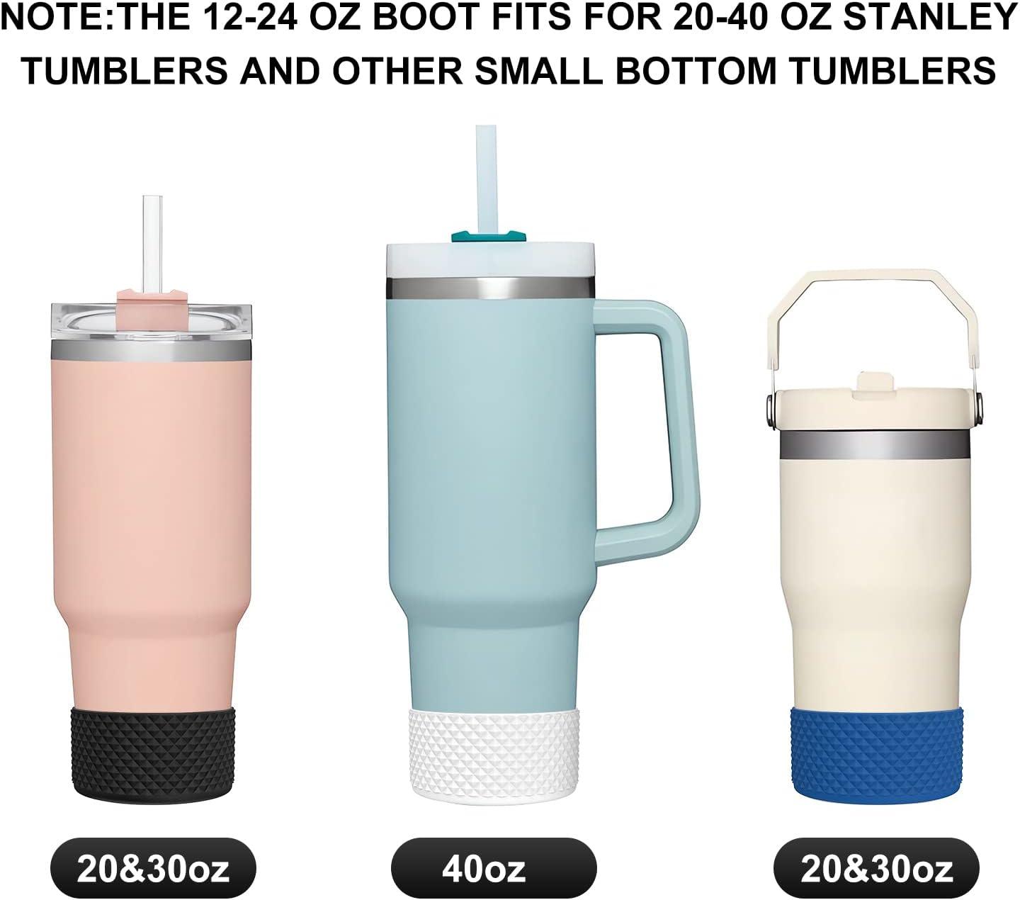 Silicone Boot for Stanley Cup Accessories Quencher H2.0 40 oz, Anti-Slip  Bottle Bottom Sleeve Cover, Adventure Tumbler Accessori