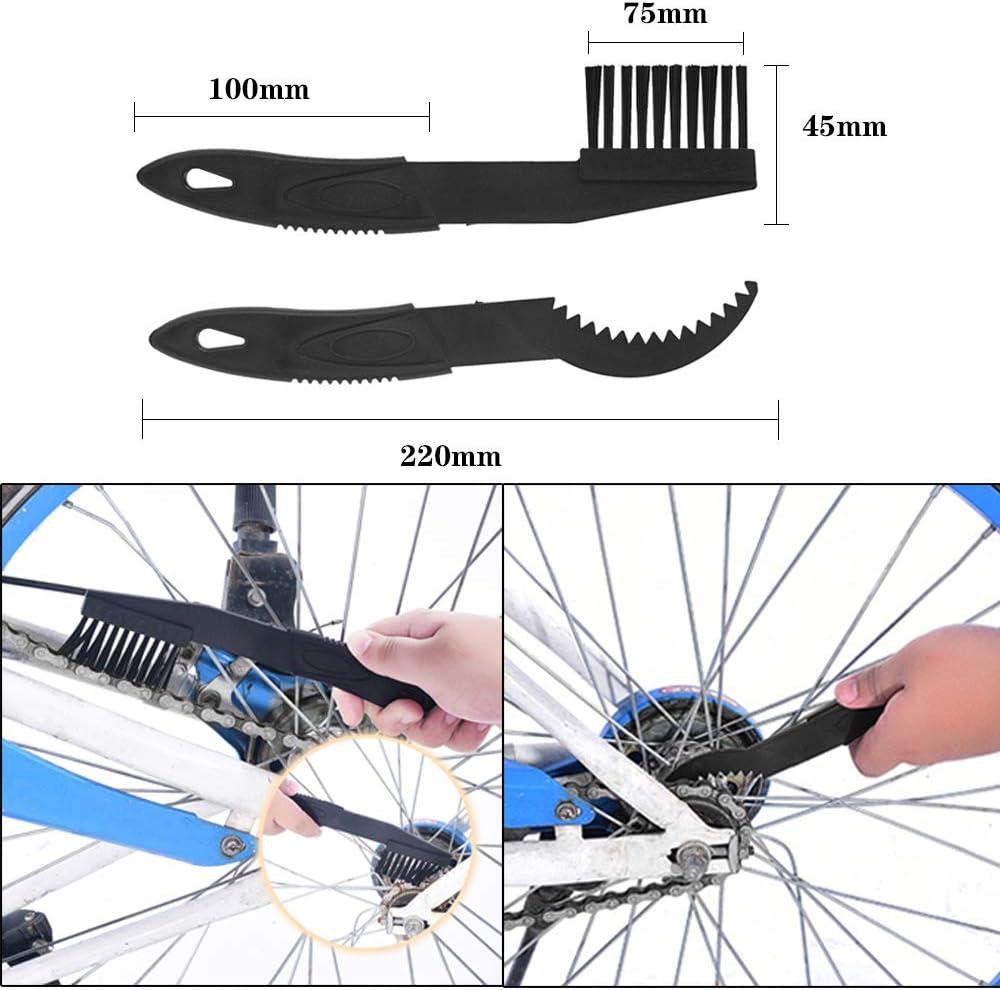Chain Cleaning Machine kit Brush Gear Motorcycle Cleaner Tool Motorbike  Chains Lube Device Lubricating Accessory 2PCS bottle