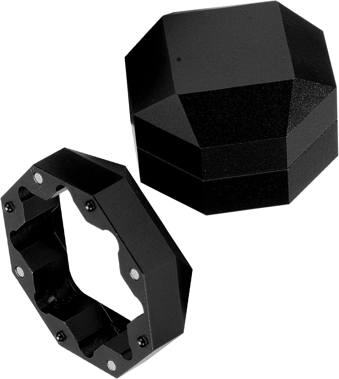 Billiard Chalk Holder Magnetic Pool Cue Chalk Box Portable Octagon