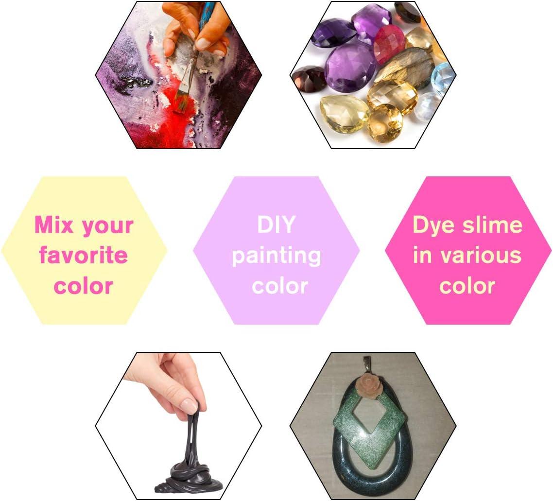 Mica Powder Coloring Pigment Dyeing and Coloring Function for Epoxy Resin,  Soap Making Supplies, Lip Gloss, Bath Bomb, Acrylic Paints, Cosmetic Pigment  SEISSO 32 Colors 