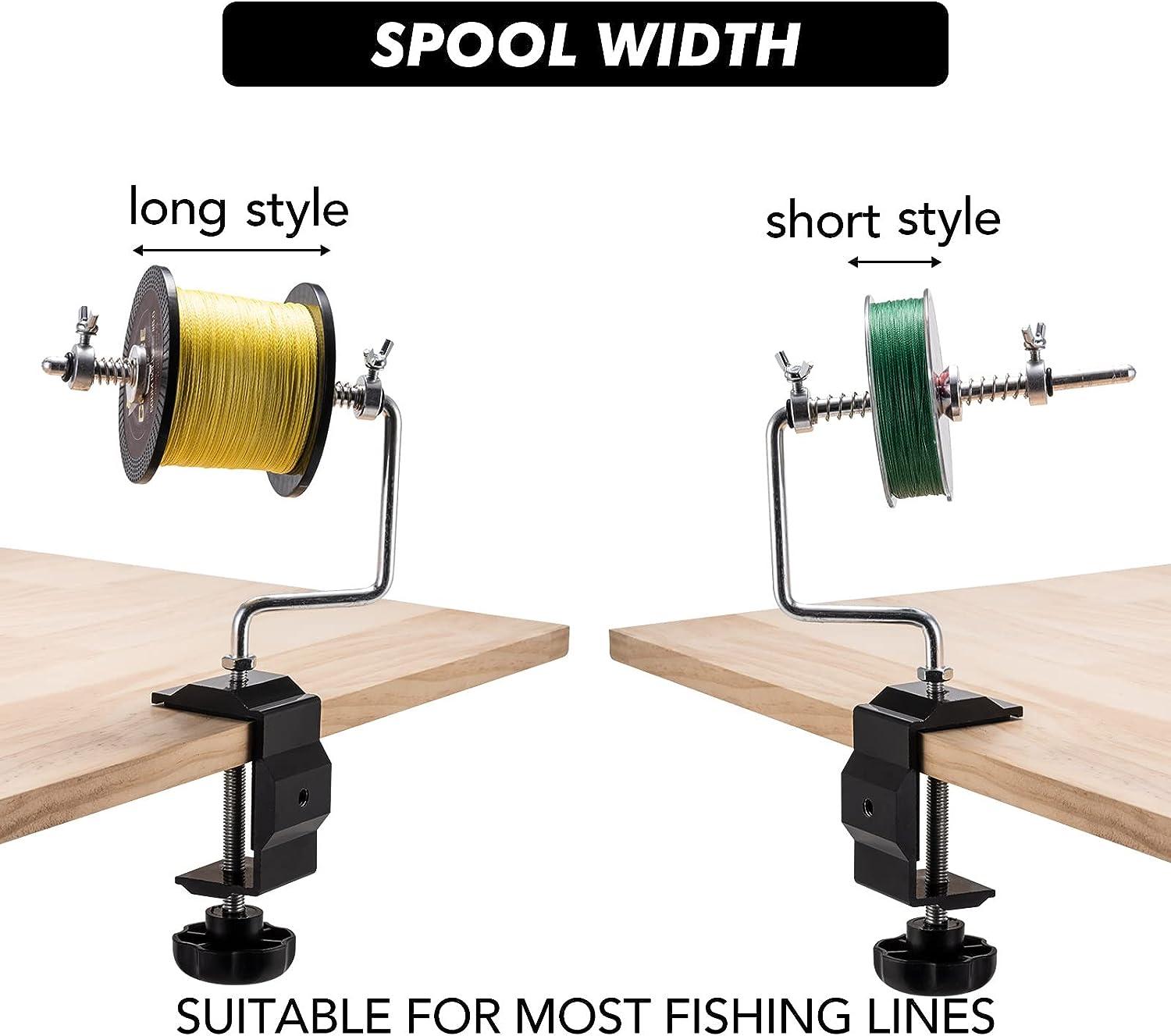 Goture High Speed Fishing Line Winder Two-Point Fixed Base Reel Spool  Spooler System for Spinning/Baitcasting Fishing Reel