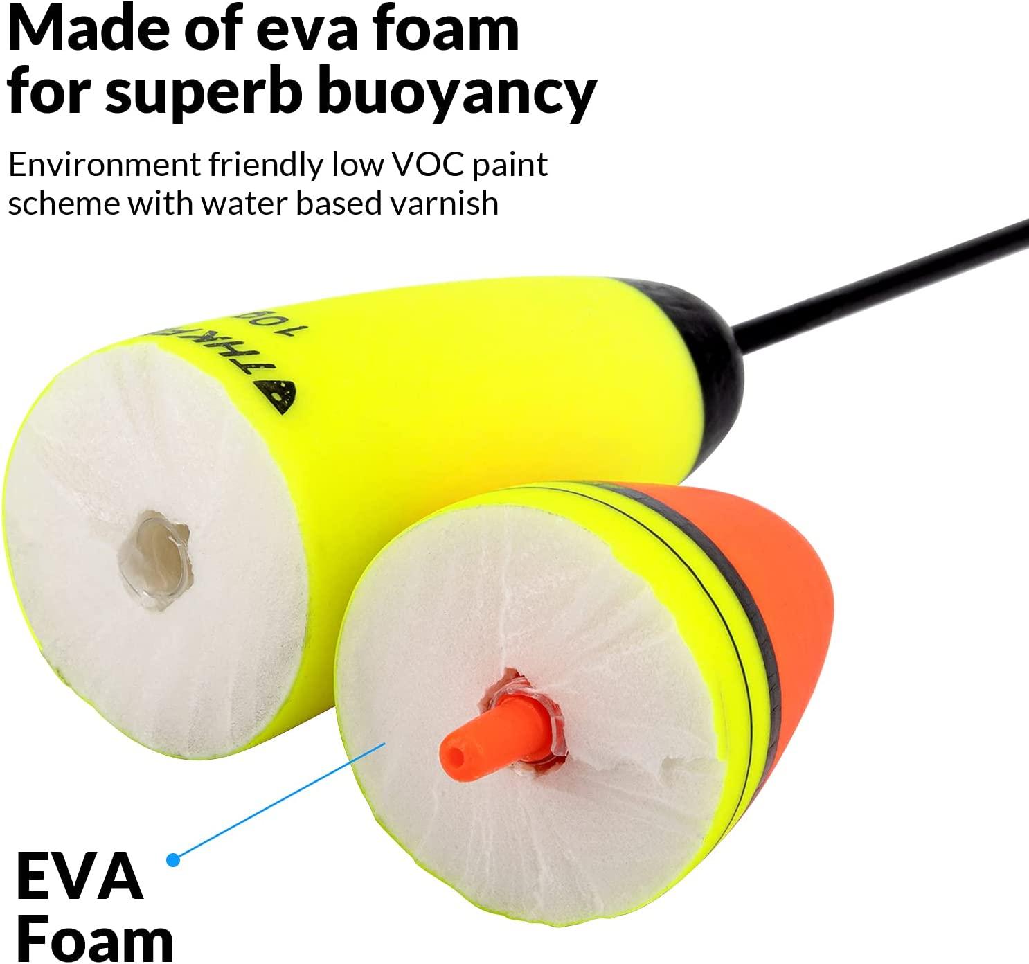  Value Sport 5pcs EVA Foam Floats + 10pcs Glow Stick