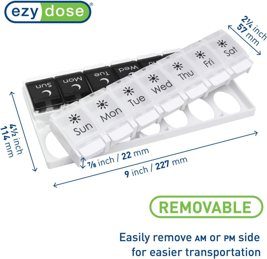 Ezy Dose Pill Packs | Pill and Vitamin Organizer Pouches | 100 Count |  Disposable