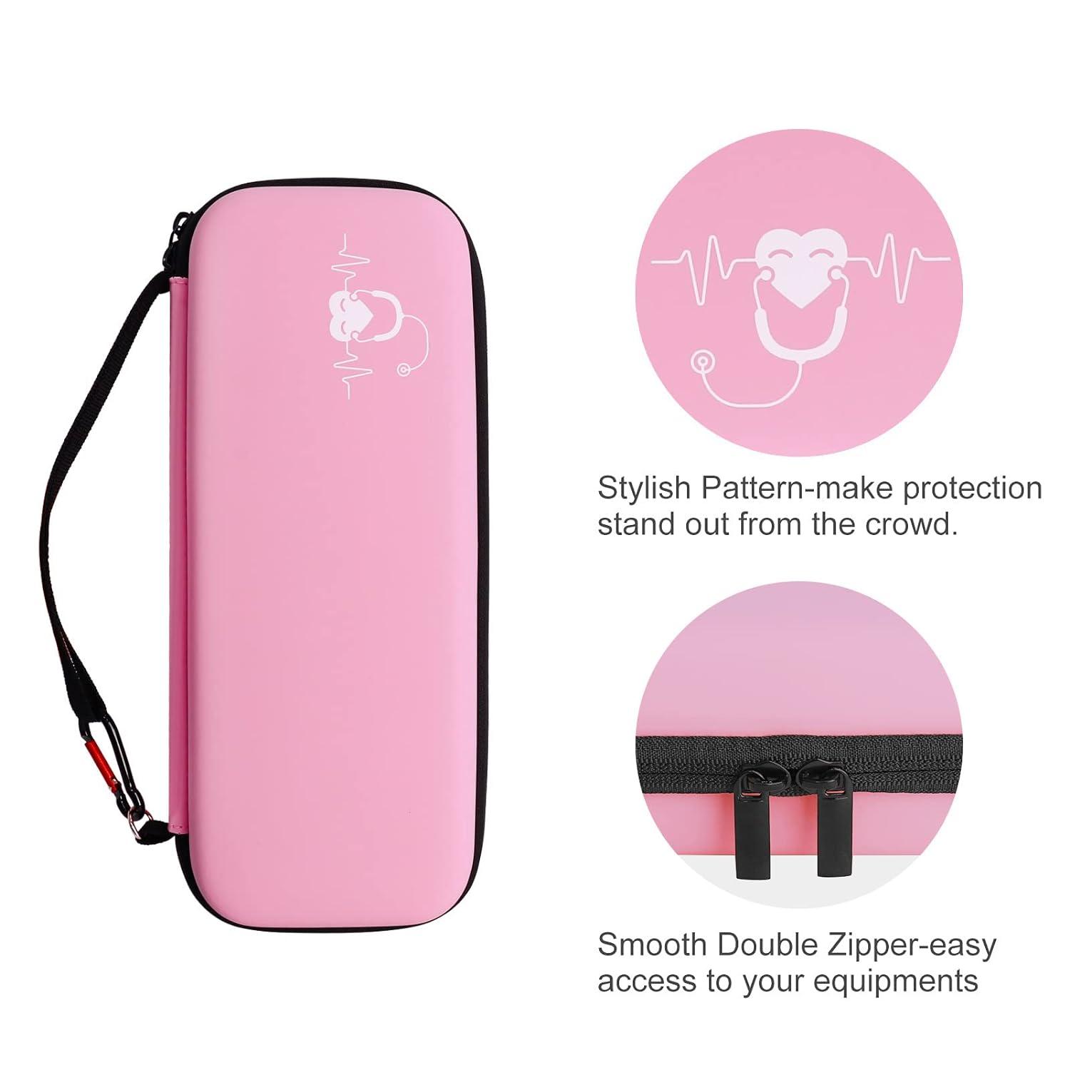 2023 NEW】Opoway Stethoscope Case For Nurses, Travel Case For Stethoscope  Littmann Classic Iii, Diagnosis Of Iv Cardiology, Acoustic Stethoscopes Of  Mdf, Space For Nurse Accessories Pink Case Only 