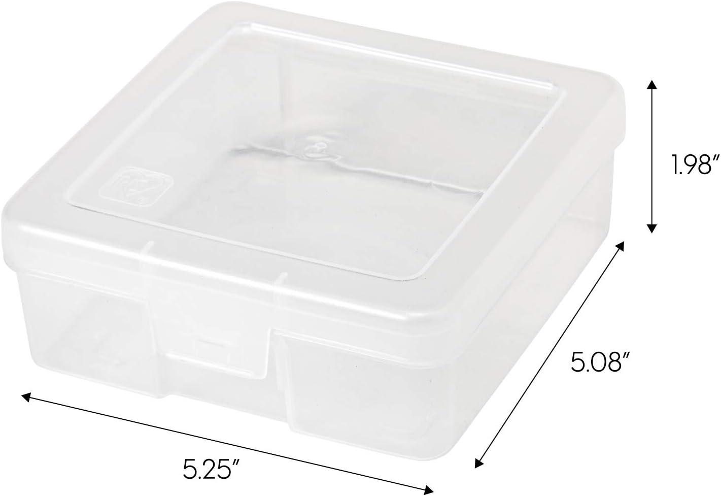 Iris Usa 10 Pack Plastic Hobby Art Craft Supply Organizer Storage Containers  with Latching Lid