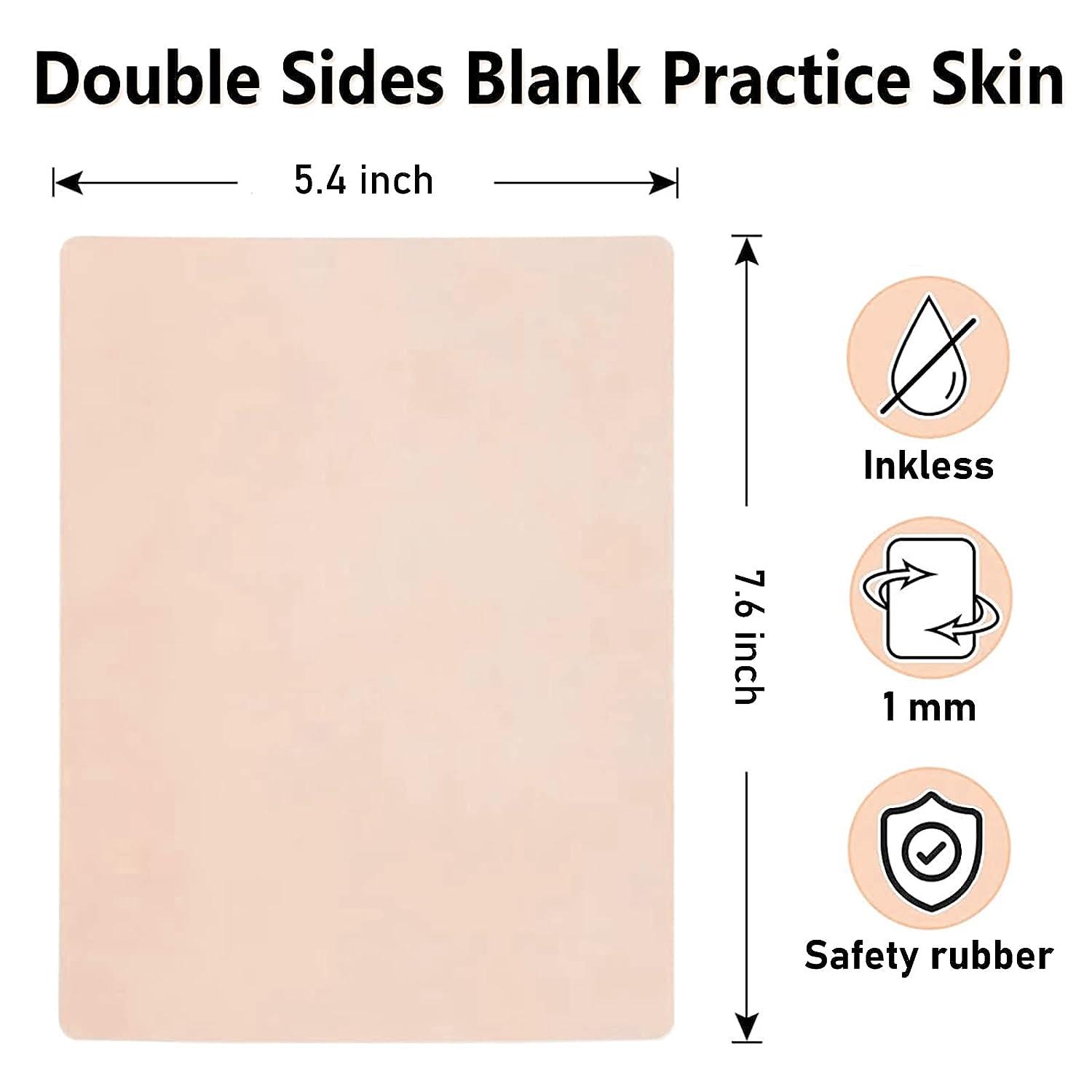  Tattoo Practice Skin with Transfer Paper - Ruicoo 30Pcs Tattoo  Skin Practice Kit Including 10Pcs Tattoo Fake Skins and 20Pcs Tattoo  Transfer Paper for Beginners or Artists Tattoo Supplies : Beauty
