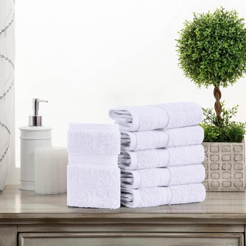 Superior 900GSM Egyptian Cotton 2-Piece Bath Towel Set Forest Green at