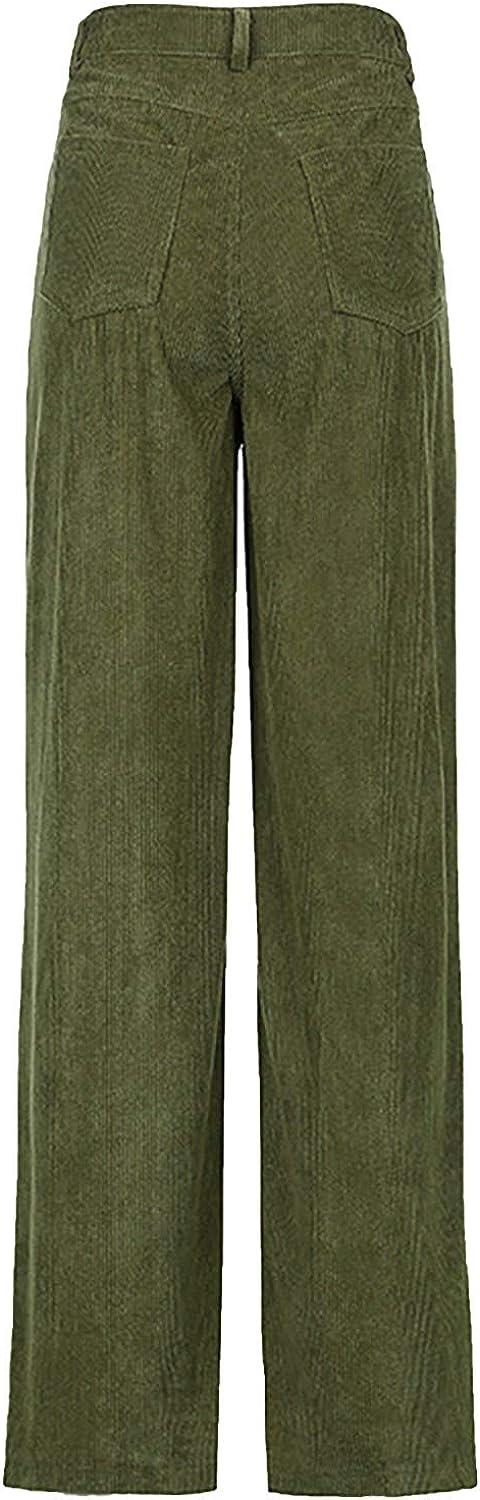 High Waist Triple button corduroy trousers in green - Shop SOY THE LABEL  Women's Pants - Pinkoi | Pants for women, High waisted, Women