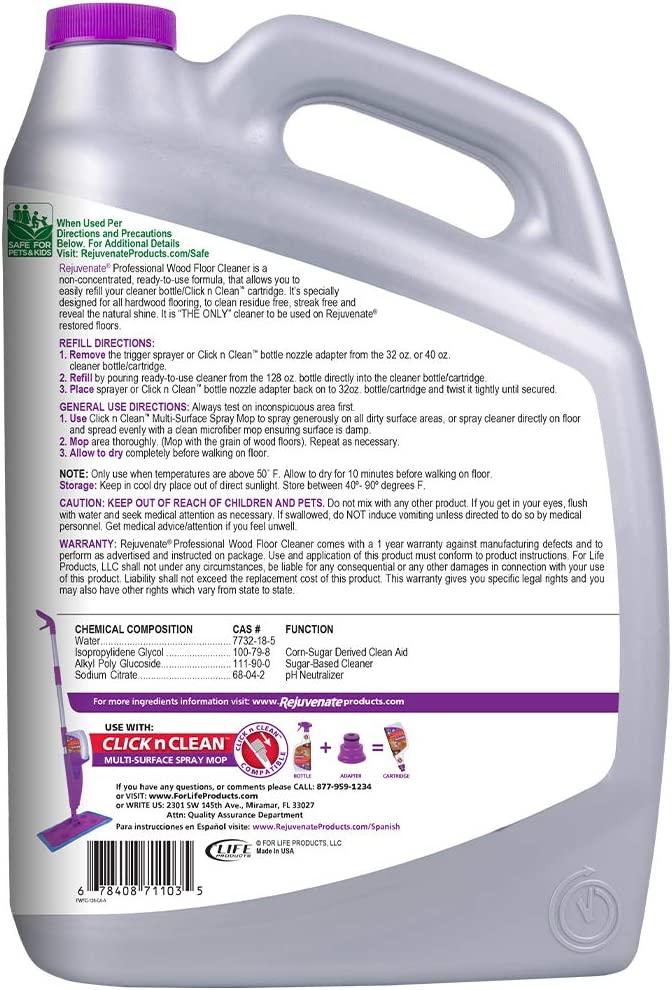 Rejuvenate All Floors Cleaner-Refill 1-Gallon Fresh Scent Liquid