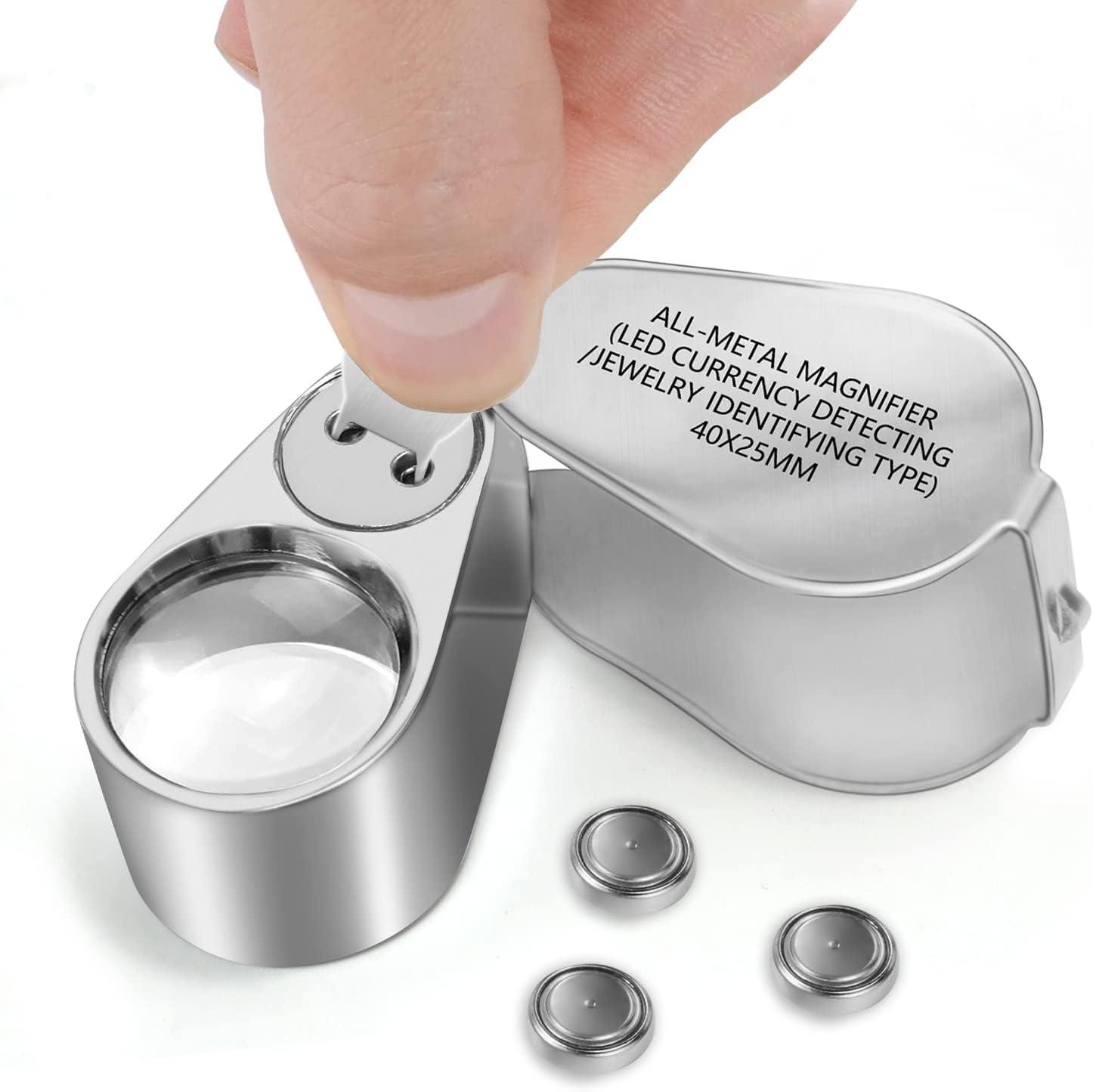 40X Jewelry Magnifier Loupe With LED Light, For Gem & Jewellery at Rs  590/piece in Jaipur