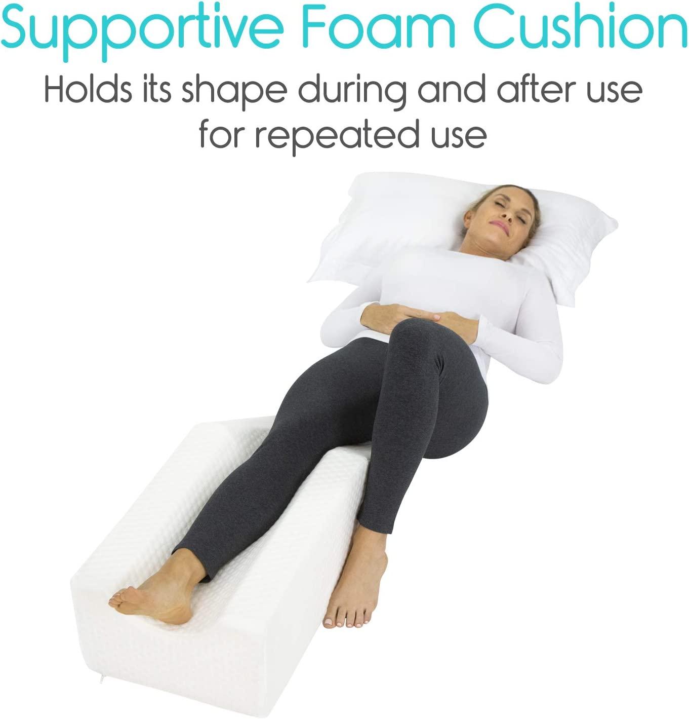 Leg Elevation Wedge Pillow Knee Foam For Sleeping Post Surgery