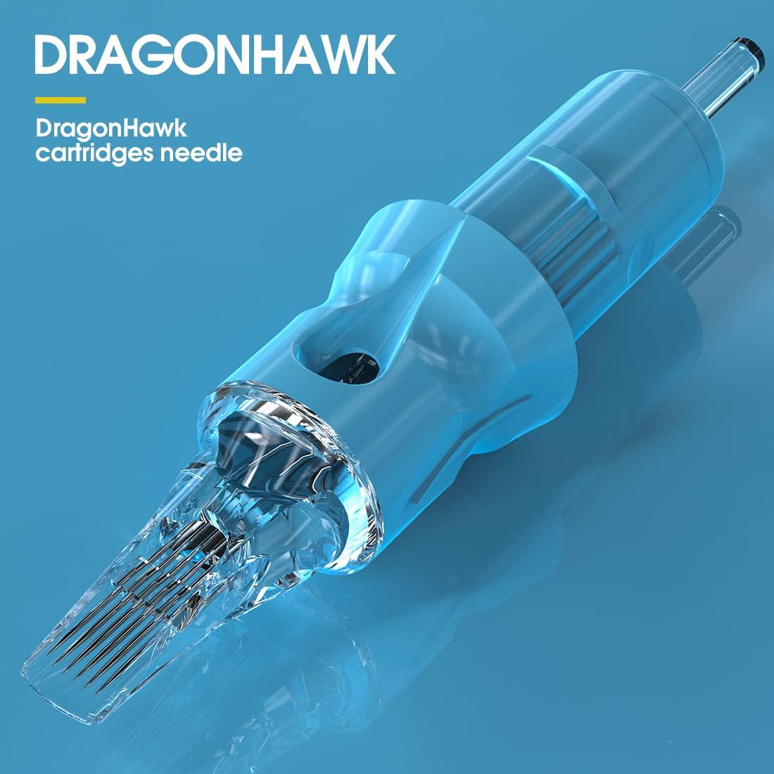 Dragonhawk Tattoo Cartridges Needles for Studio Artists, Disposable  Standard Tattoo Needles Kit by Dragonhawklabs, 50Pcs Mixed Sizes 1003RL,  1005RL, 1007RL, 1009RL, 1011RL #10 Round Liner