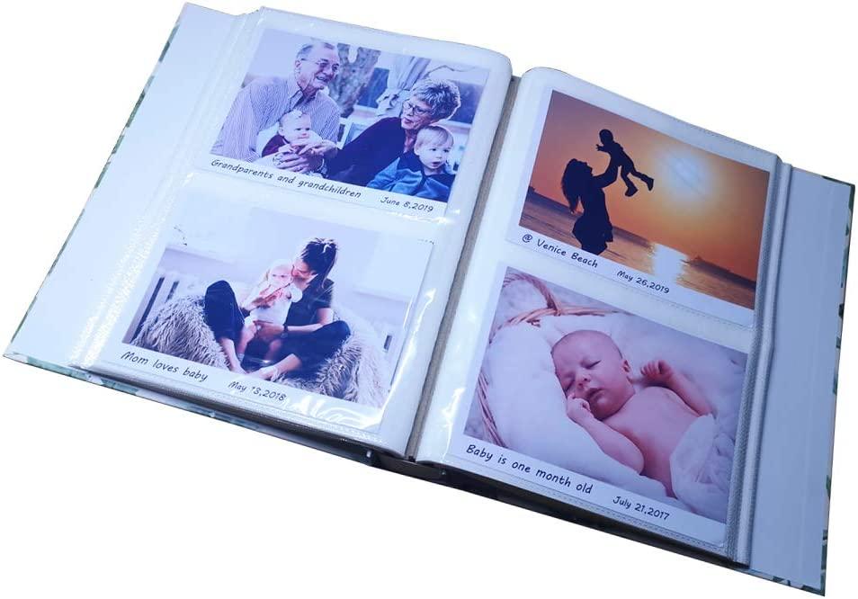 Totocan 5x7 Large Photo Albums 360 Pockets, Holds 360 5x7 Photos with Writing Space,Extra Large Capacity Picture Album with Vintage