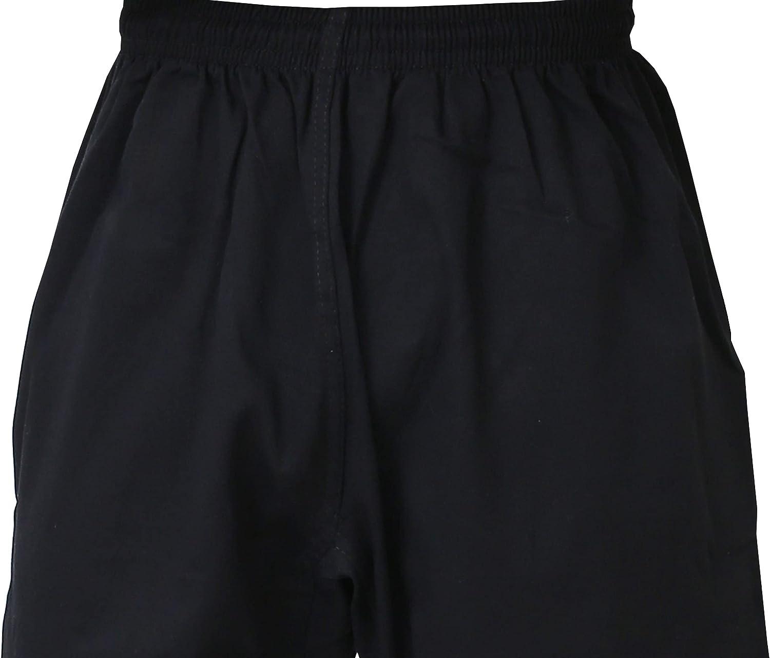 Playwell Karate Cotton Trousers Black 9oz Bottoms Adults Childrens Kids  Pants Gi | eBay